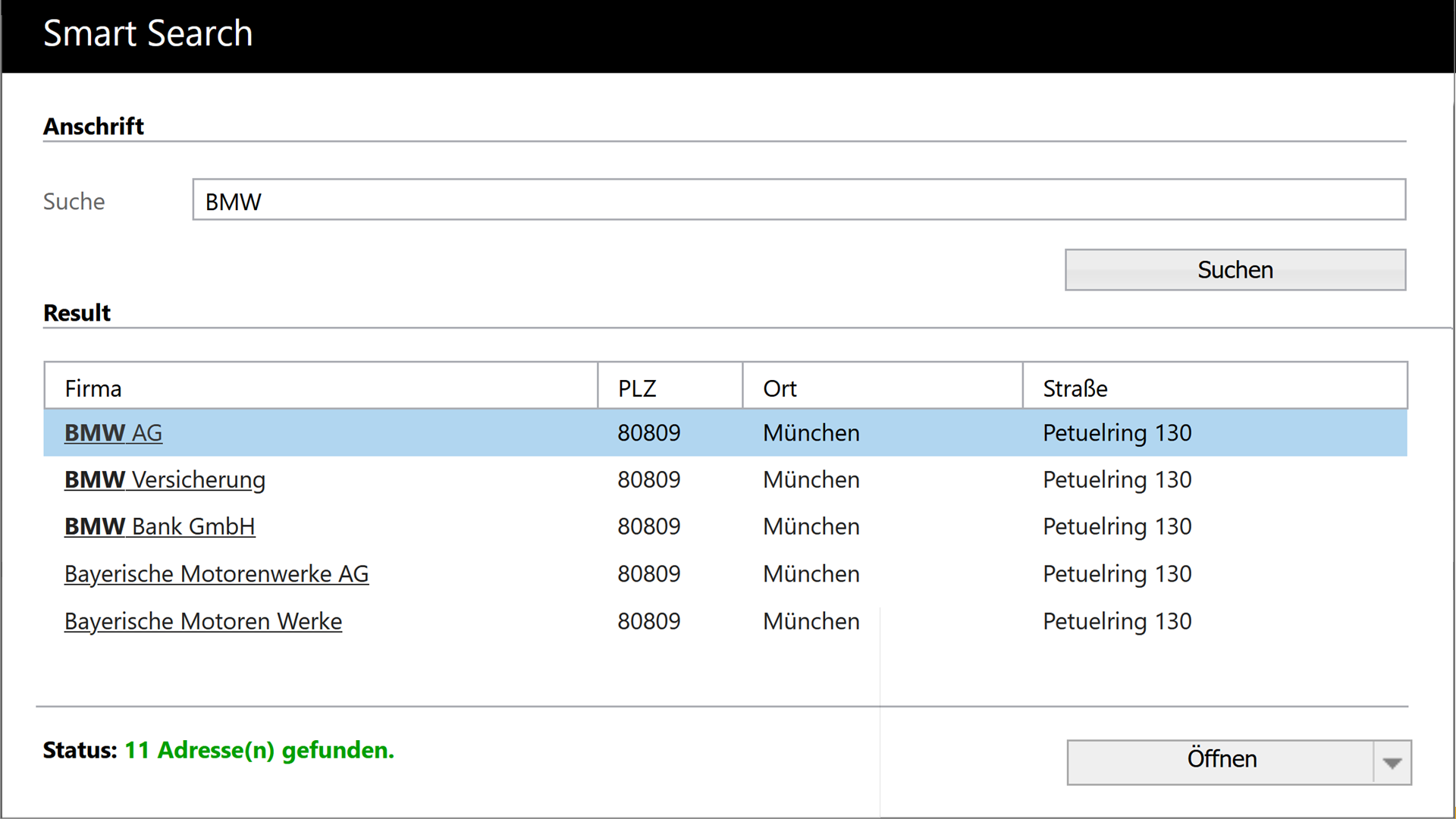 q.address fehlertolerante Suche